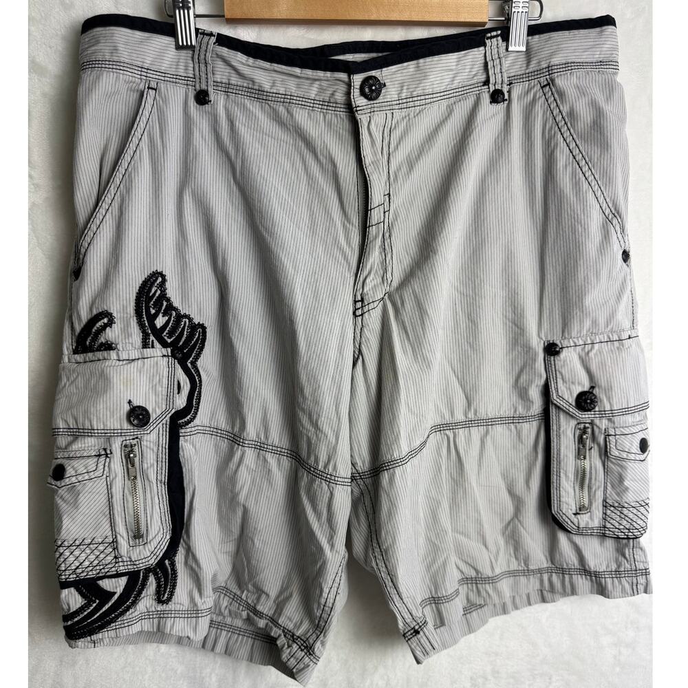 Route 66 Skater Grunge Y2K Streetwear Cargo Shorts Mens 38